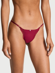 Жіночі трусики стрінг бікіні Victoria's Secret 1159832034 (Бордовий S)