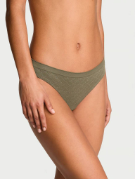 Жіночі трусики тонг Victoria's Secret з блискучою ниткою 1159832045 (Зелений XS)