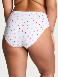 Женские трусики Victoria's Secret брифы с принтом 1159832310 (Белый S)