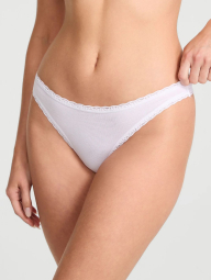 Женские трусики тонг Victoria's Secret 1159832427 (Белый S)