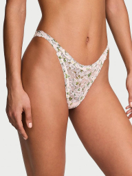 Кружевные трусики бразильяны Victoria's Secret 1159832660 (Розовый M)