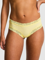Женские трусики в рубчик Victoria's Secret PINK чики 1159832663 (Желтый XL)