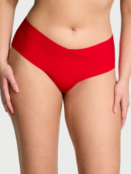 Бесшовные трусики чики Victoria's Secret с кружевом 1159832664 (Красный XS)
