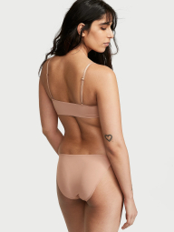 Гладкие трусики стринг бикини Victoria's Secret 1159832961 (Бежевый XXL)