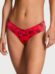 Женские гладкие трусики чики Victoria's Secret с принтом 1159833098 (Красный L)