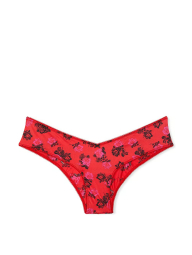 Женские гладкие трусики чики Victoria's Secret с принтом 1159833099 (Красный XL)