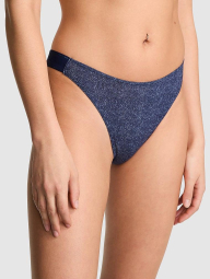 Стильные трусики тонг Victoria's Secret Pink 1159833223 (Синий S)