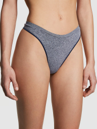 Бесшовные трусики тонг Victoria's Secret PINK 1159833287 (Серый S)