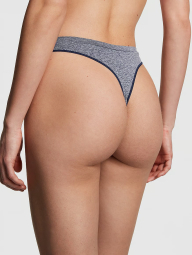 Бесшовные трусики тонг Victoria's Secret PINK 1159833287 (Серый S)