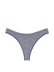 Бесшовные трусики тонг Victoria's Secret PINK 1159833287 (Серый S)