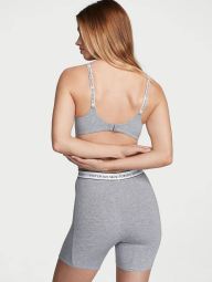 Высокие трусики шортики Victoria's Secret 1159833357 (Серый S)