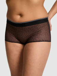 Сетчатые трусики шортики Victoria's Secret Pink 1159833392 (Леопардовый XXL)