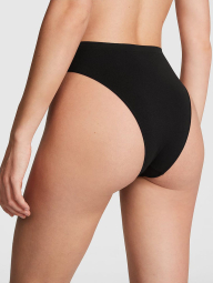 Бесшовные трусики Victoria's Secret PINK бразильяны 1159833413 (Черный XL)