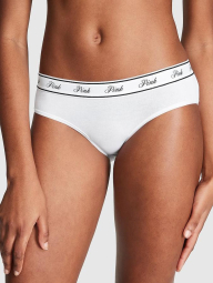 Женские трусики Victoria's Secret Pink хипхагеры 1159833420 (Белый XL)