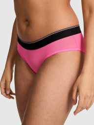 Женские сетчатые трусики хипхаггеры Victoria's Secret Pink 1159833466 (Розовый XXL)
