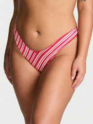 Трусики тонг Victoria's Secret с принтом 1159833483 (Красный M)