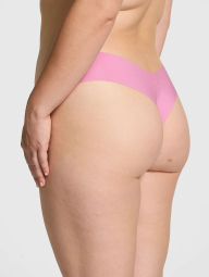 Бесшовные трусики тонг Victoria's Secret Pink 1159833726 (Розовый XXL)