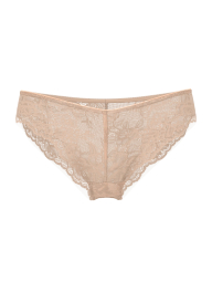 Кружевные трусики танга Victoria's Secret 1159833743 (Бежевый M)