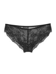 Кружевные трусики танга Victoria's Secret 1159833814 (Черный L)