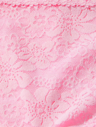 Женские кружевные трусики тонг Victoria's Secret Pink 1159834103 (Розовый M)