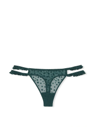 Женские сетчатые трусики тонг Victoria's Secret Pink 1159834107 (Зеленый L)