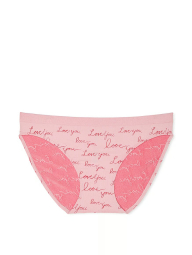 Женские трусики бикини Victoria's Secret с принтом 1159834128 (Розовый XL)
