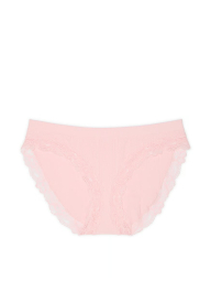 Трусики Victoria's Secret бикини с кружевом 1159834141 (Розовый XL)