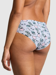 Женские бесшовные трусики Victoria's Secret Pink хипхаггеры 1159834187 (Голубой M)