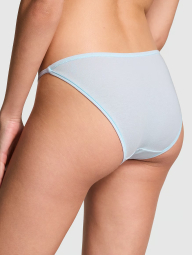 Трусики бикини Victoria's Secret Pink с логотипом 1159834192 (Голубой M)