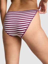 Трусики бикини Victoria's Secret Pink с принтом 1159834195 (Бордовый M)