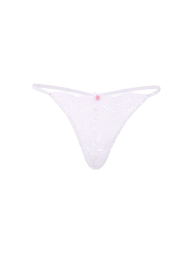 Мереживні трусики стрінги зі стразами Victoria's Secret 1159834234 (бузковий L)
