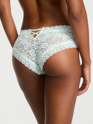 Кружевные трусики чики Victoria's Secret 1159834282 (Голубой S)
