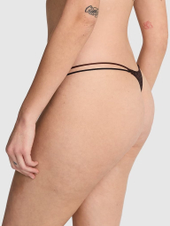 Сетчатые трусики тонг Victoria's Secret Pink 1159834369 (Леопардовый L)