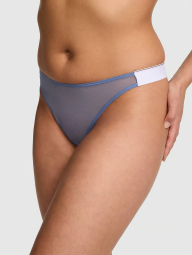 Жіночі сітчасті трусики Тонг Victoria's Secret Pink 1159834525 (Синій S)