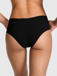 Женские трусики чики Victoria's Secret PINK бесшовные 1159834647 (Черный L)