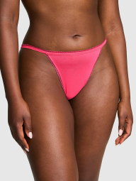 Трусики бикини Victoria's Secret Pink с вышивкой 1159834680 (Розовый S)