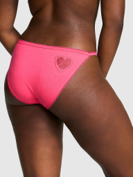 Трусики бикини Victoria's Secret Pink с вышивкой 1159834680 (Розовый S)