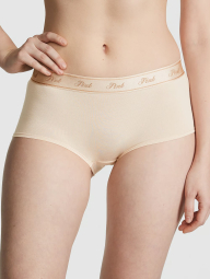 Женские трусики шортики Victoria's Secret Pink 1159835232 (Бежевый S)