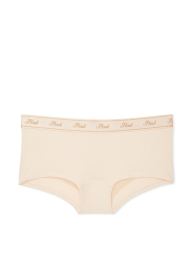 Жіночі трусики шортики Victoria's Secret Pink 1159835232 (Бежевий S)