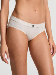 Женские хлопковые трусики Victoria's Secret хипхаггеры 1159835243 (Серый L)