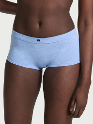 Женские трусики шортики Victoria's Secret с логотипом 1159835245 (Голубой S)
