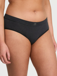 Женские хлопковые трусики Victoria's Secret хипхаггеры 1159835247 (Серый L)