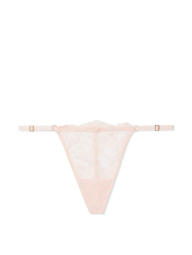 Кружевные трусики стринги Victoria's Secret 1159835448 (Розовый XXL)
