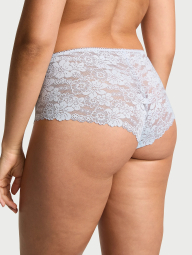 Жіночі трусики чіки Victoria's Secret Pink з мереживом 1159836264 (Блакитний S)