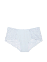 Женские трусики чики Victoria's Secret Pink с кружевом 1159836264 (Голубой S)