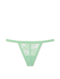 Женские кружевные трусики стринги Victoria's Secret Pink 1159836837 (Зеленый L)