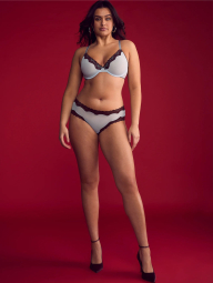 Жіночі сітчасті трусики чіки Victoria's Secret 1159836959 (Блакитний XS)