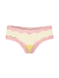Женские сетчатые трусики чики Victoria's Secret 1159837193 (Желтый XL)