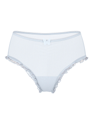 Женские сетчатые трусики чики Victoria's Secret с вышитой бабочкой 1159837413 (Голубой S)