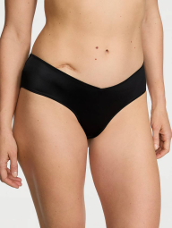 Женские гладкие трусики чики Victoria's Secret 1159837562 (Черный L)